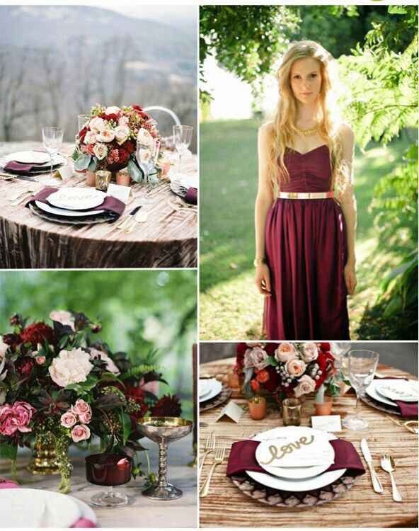 Boda en color vino - 9