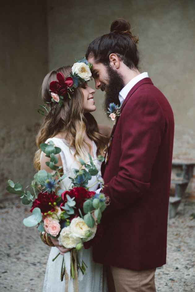 Boda en color vino - 15