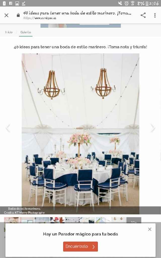 Combinaciones de colores en azul  marino y blanco ⚓ - 2