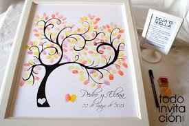 Cuadro para colgar -  Arbol de huellas de familia