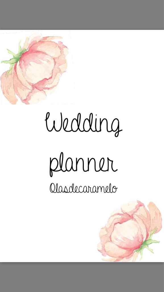 Envió agenda de boda - 1