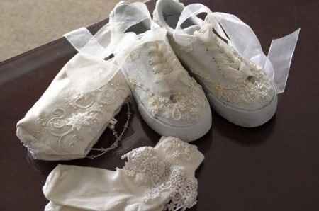 ideas para hacer tus tenis de boda
