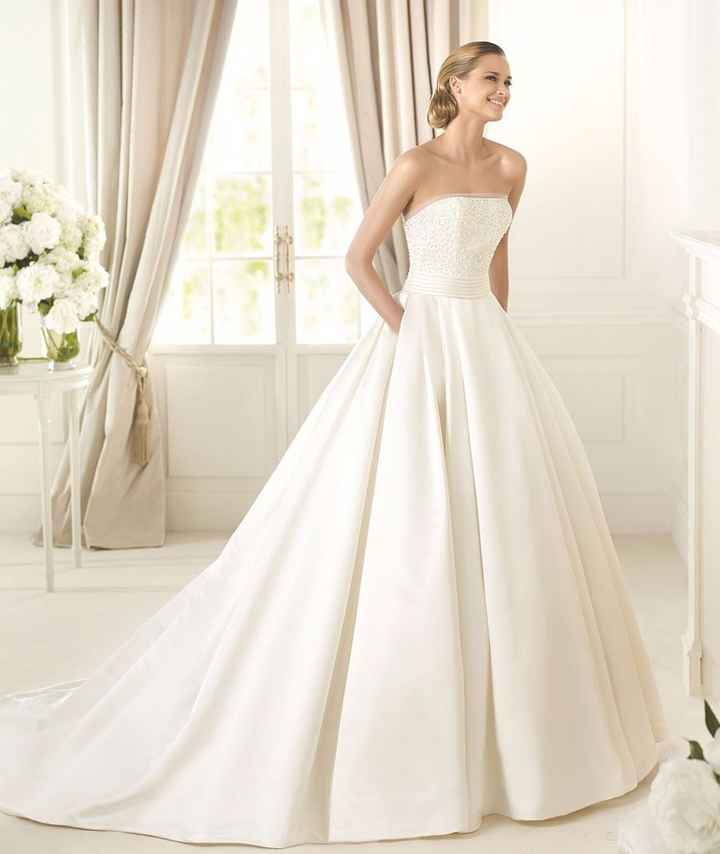 Usare un hermoso vestido de razo Maggie Sottero
