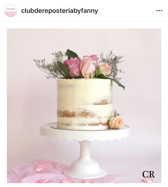 Pasteles con flores - 1