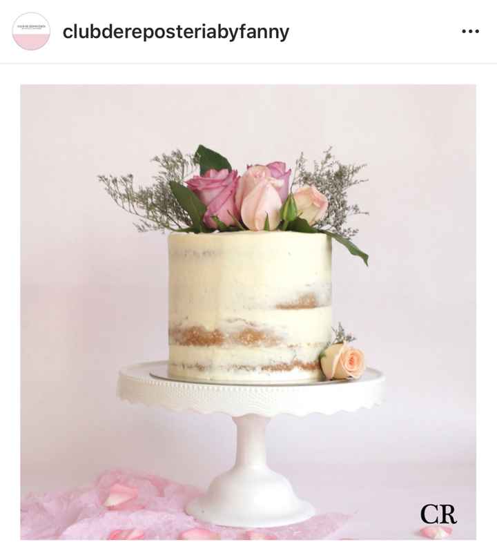 Pasteles con flores - 1