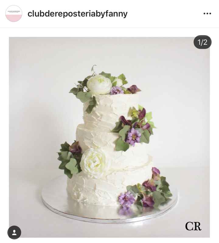 Pasteles con flores - 2