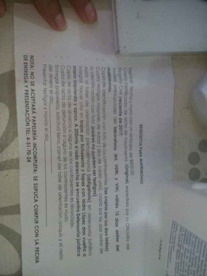 Requisitos para boda al civil??????? - 1