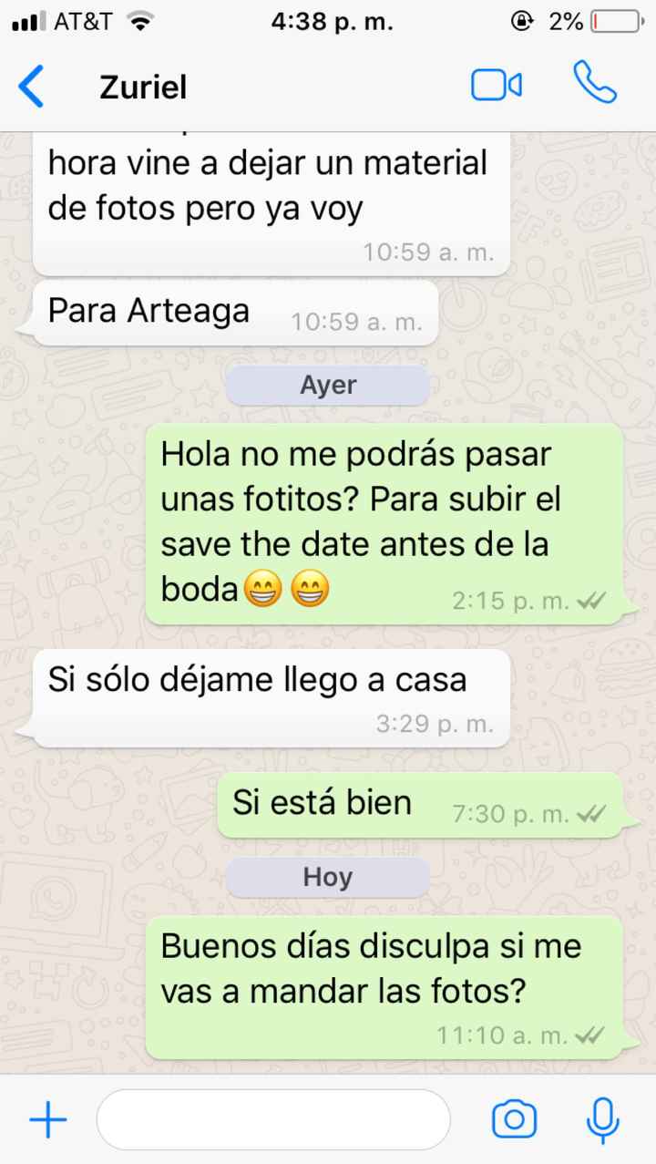 Desconfianza de mi fotógrafo! - 1