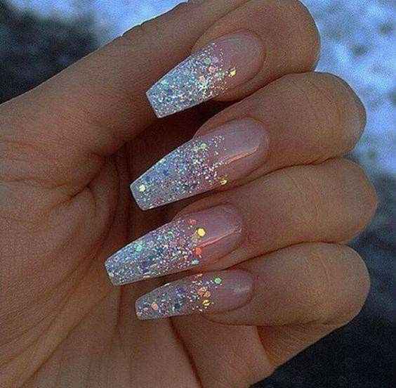 Uñas con glitter 2017/2018 - 6