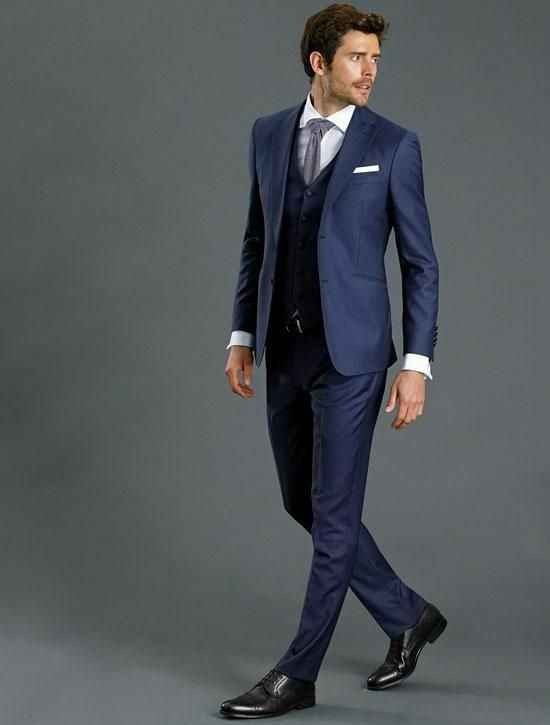  Outfits para novios. Color azul marino. - 1