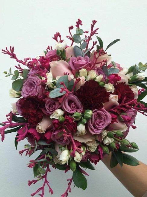 Combinaciones de colores en marsala y rosa chá - 3