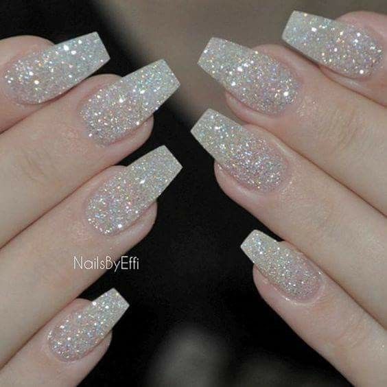 Uñas con glitter 2017/2018 - 10