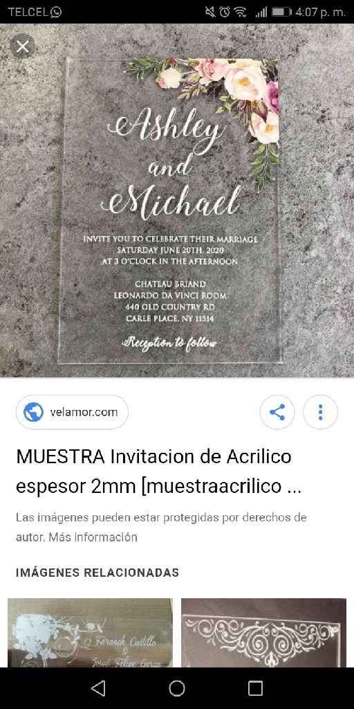 No les gustan mis invitaciones - 1