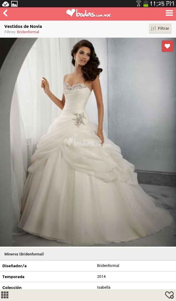 Mi vestido favorito del catálogo nupcial es... - 1