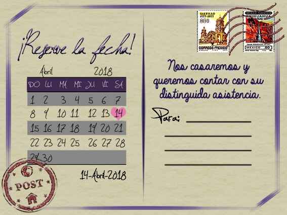 Y que a nosotros se nos ocurrió diseñar las invitaciones... - 5