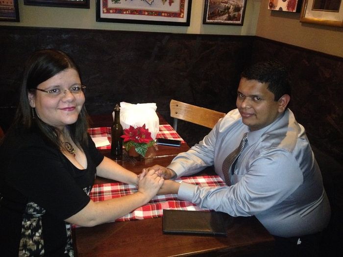 Antes de "la pregunta", fuimos a cenar a un restaurant italiano