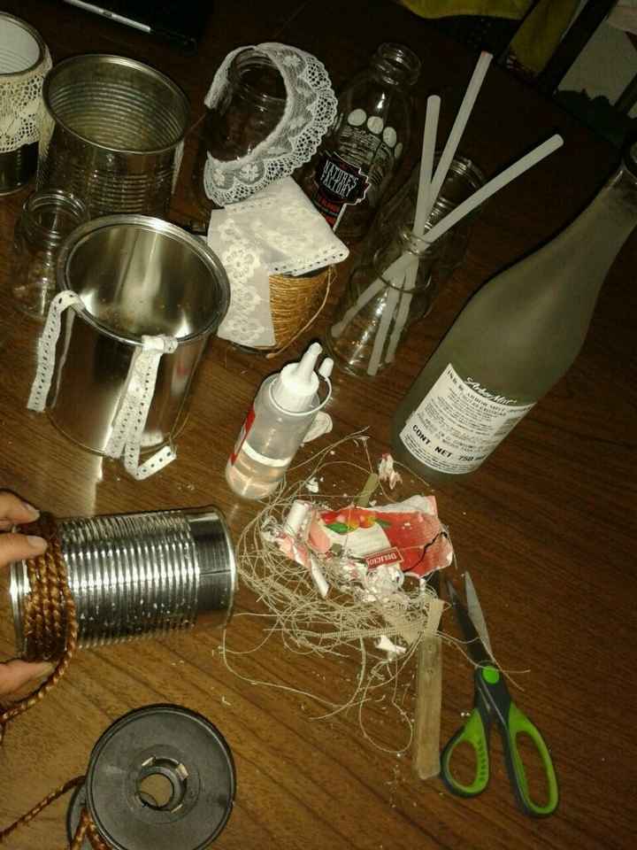 Centros de mesa eco vintage - 4