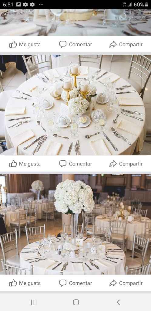 Collage: Centros de mesa - 2