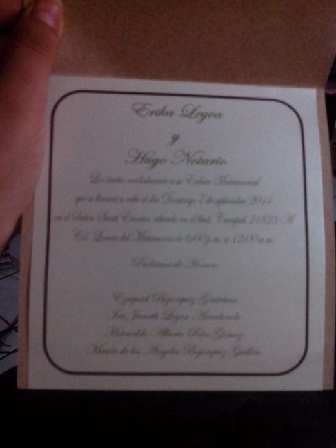 Cuanto les costaron sus invitaciones? - 2