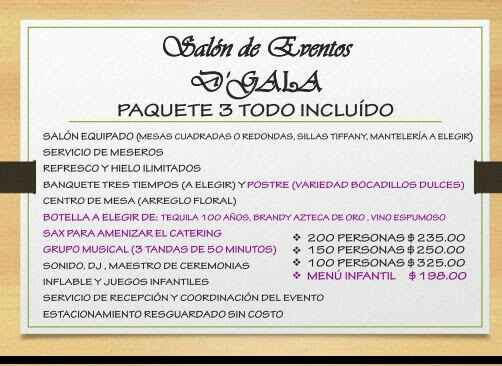 ¿Cuánto te costará un platillo en tu boda? - 1