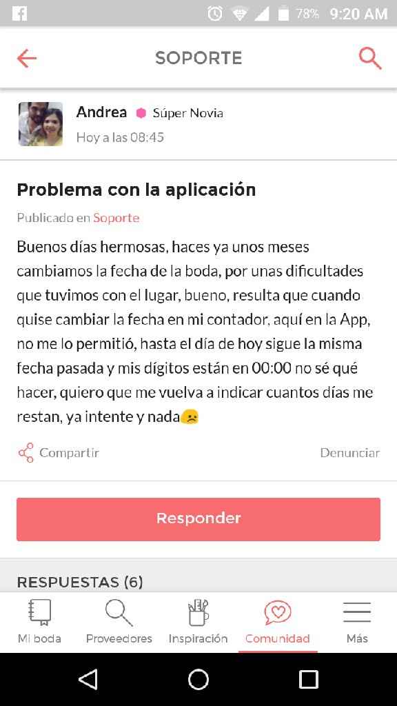 Problema con la aplicación - 1