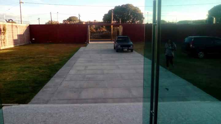entrada, jardin