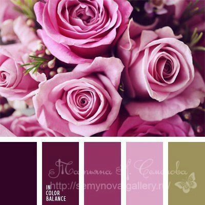 Combinación de colores vino y plata - 2