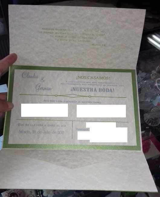 invitacion por dentro.... 