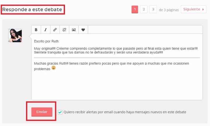 Como responder un debate