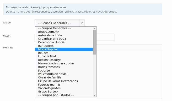 Grupos para hacer debates