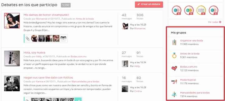 Mis grupos
