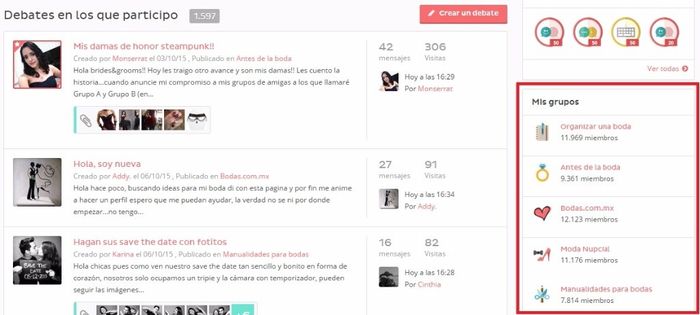 Mis grupos