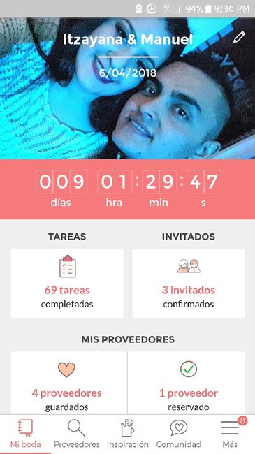 ¿Cuánto falta para que se casen? - 1