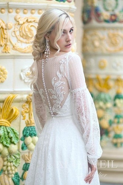 Vestidos de Novia con manga Obispo. 21