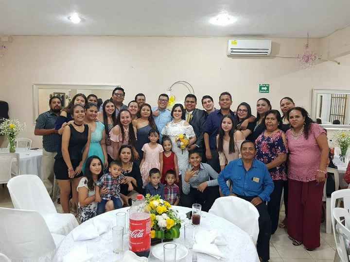 La familia de mi esposo.