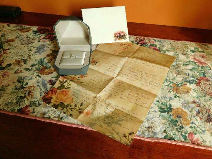 ¿cómo es su anillo de compromiso? - 1