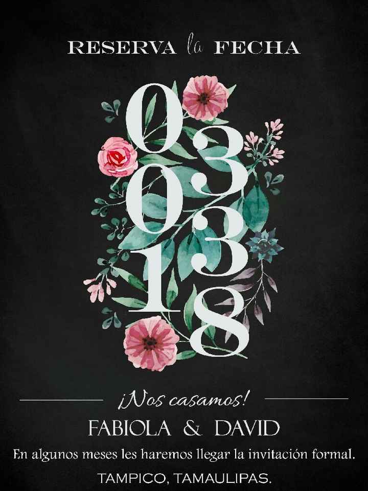 Save the date? - 1