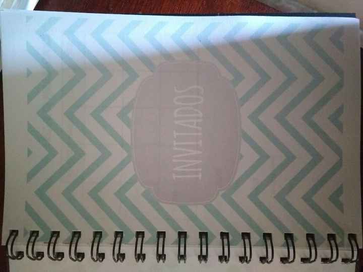 Nuestra agenda de bodas... lista!!! - 1