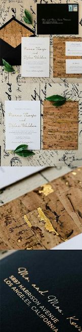 Invitaciones con textura de madera. - 4