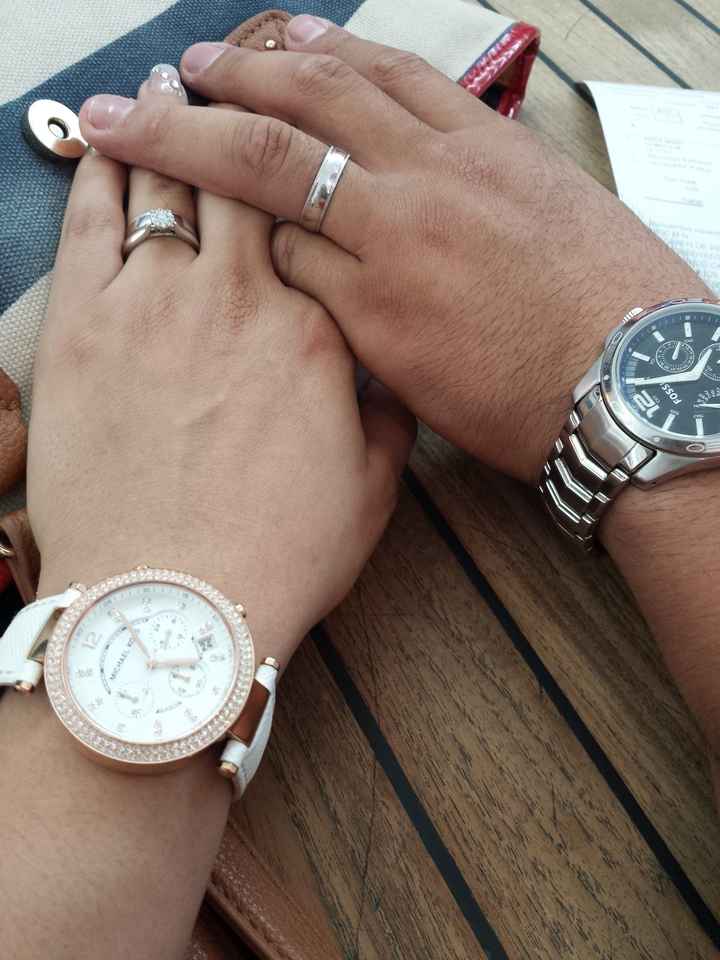 Nuestras argollas de casadas!! - 1