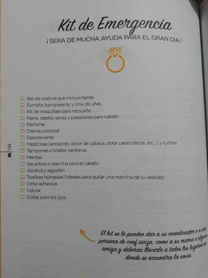 Kit de emergencia. - 1