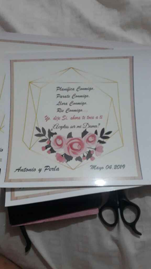 Mis tarjetas para padrinos!! - 1