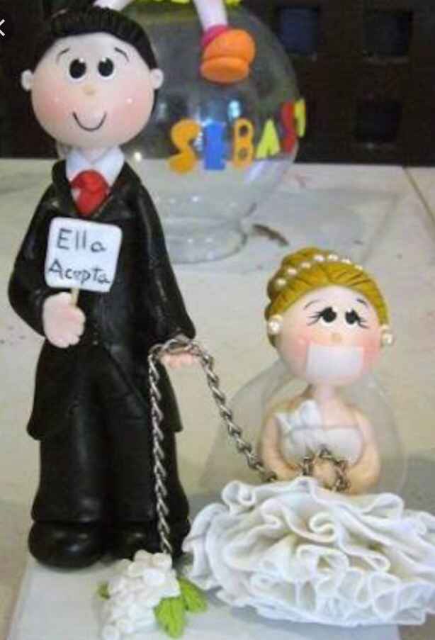 Cake topper 👰🏻🤵🏻 - 1