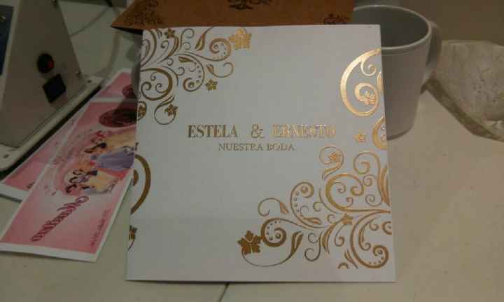 Por fin...nuestras invitaciones!! - 1