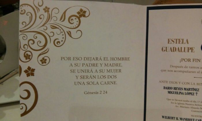 Por fin...nuestras invitaciones!! - 3