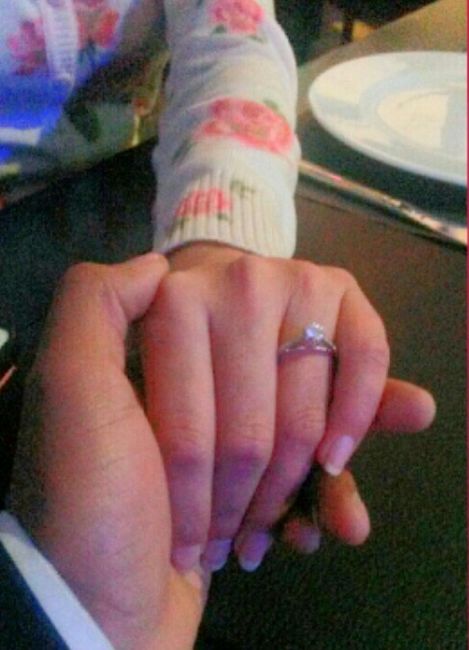 Mi anillo de compromiso!!! me muestran el de ustedes??? - 1