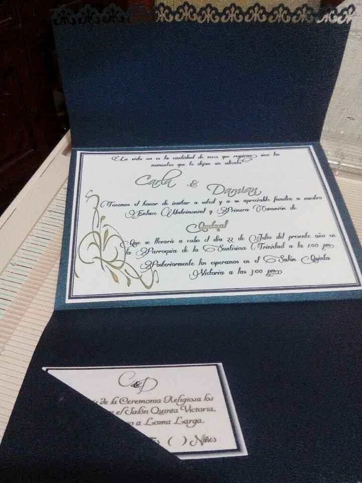 Ya empecé mis invitaciones - 2