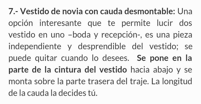 Estilos de cauda para tu vestido 14