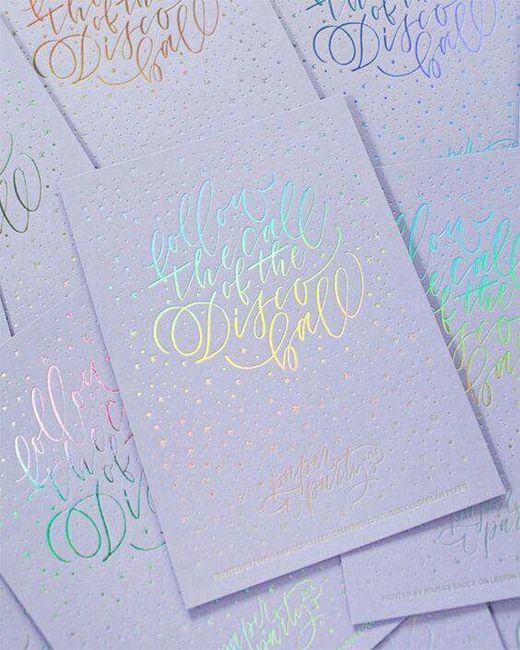 Hot stamping en tus invitaciones 10