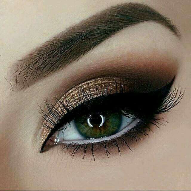 Maquillaje con tonos café 5